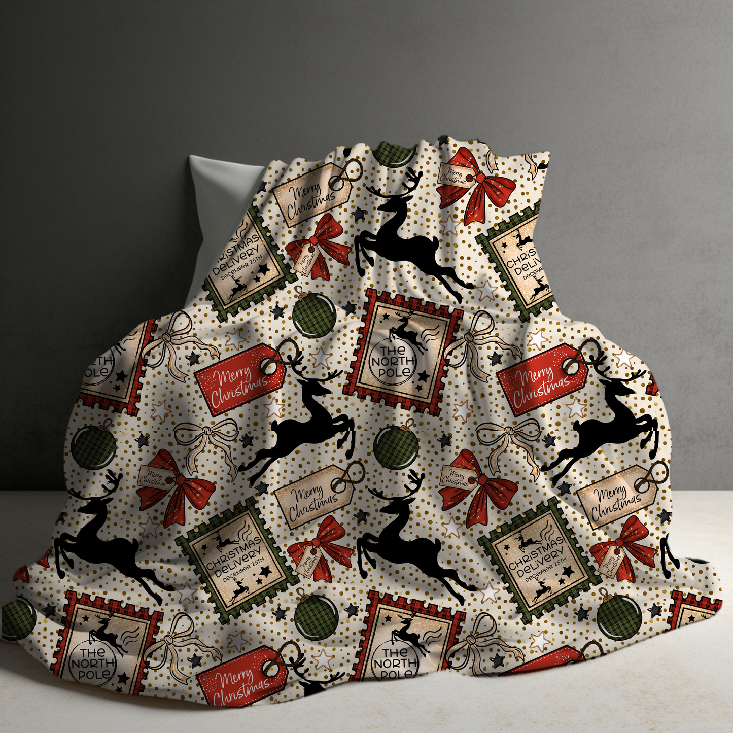 Blanket - Christmas - Stamps - PREORDER