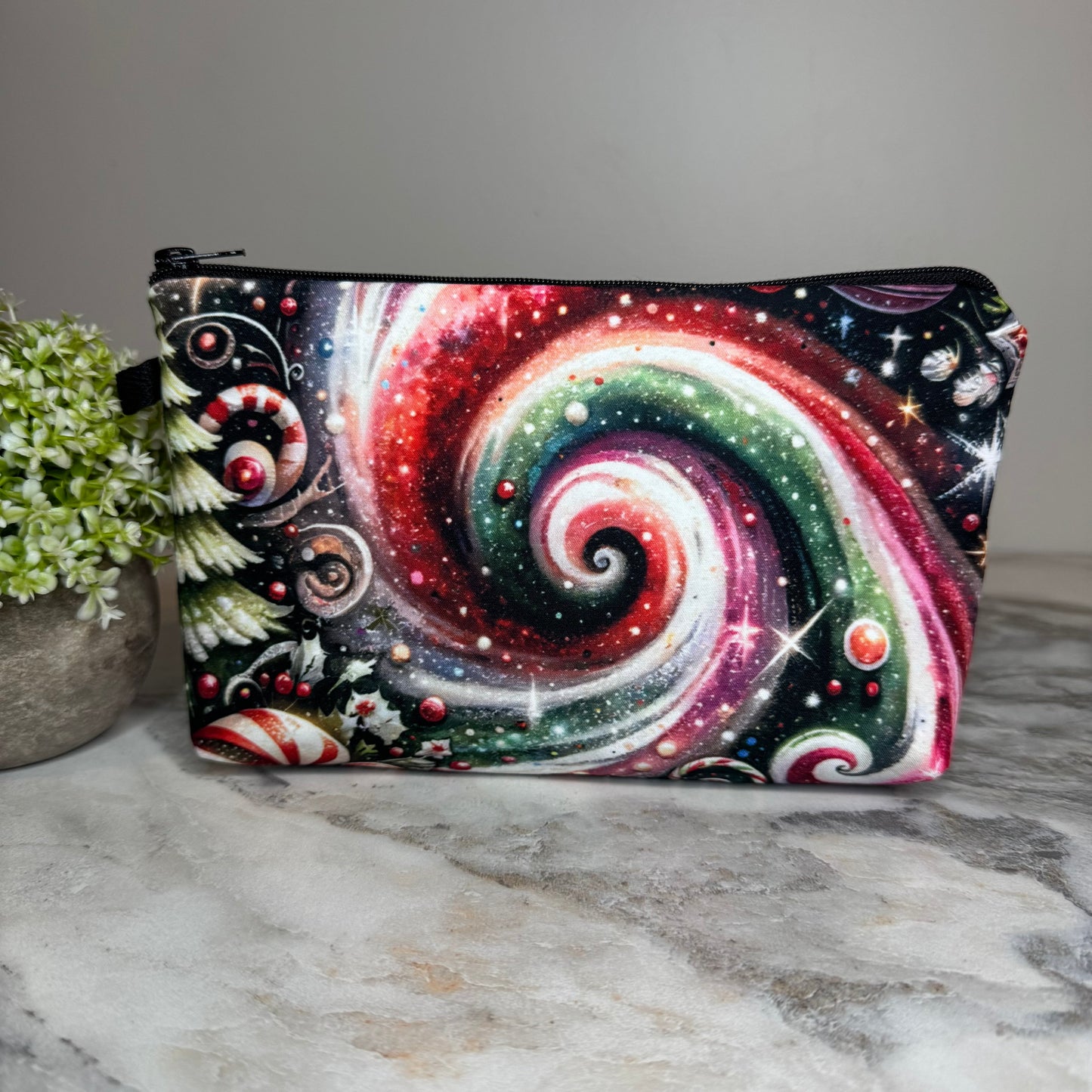 Pouch - Christmas Holiday Swirl