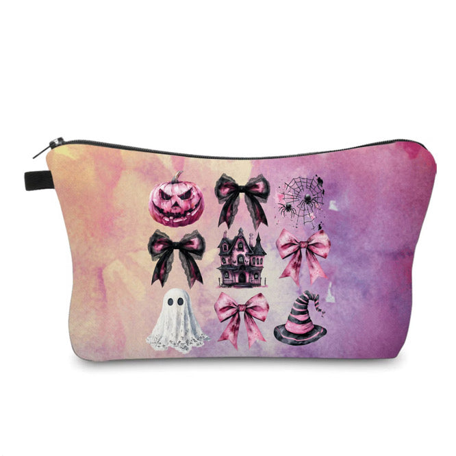 Pouch - Halloween Fall - Halloween Things Purple Black