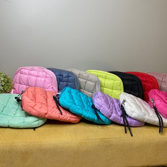 Puffer Belt Bags - Crossbody and Fanny