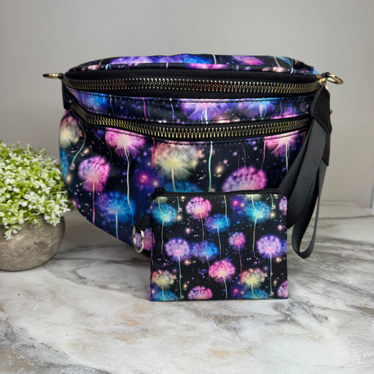 Bundled Set - Roni, Pouch, & Mini Pouch - Rainbow Dandelion