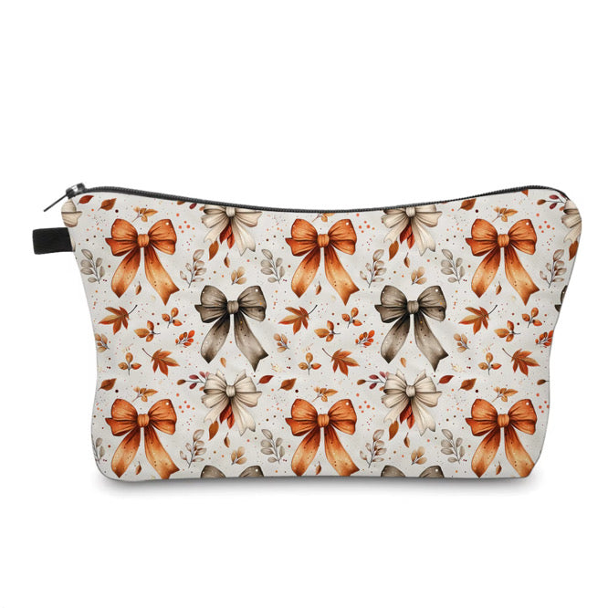 Pouch - Halloween Fall - Bow Leaves