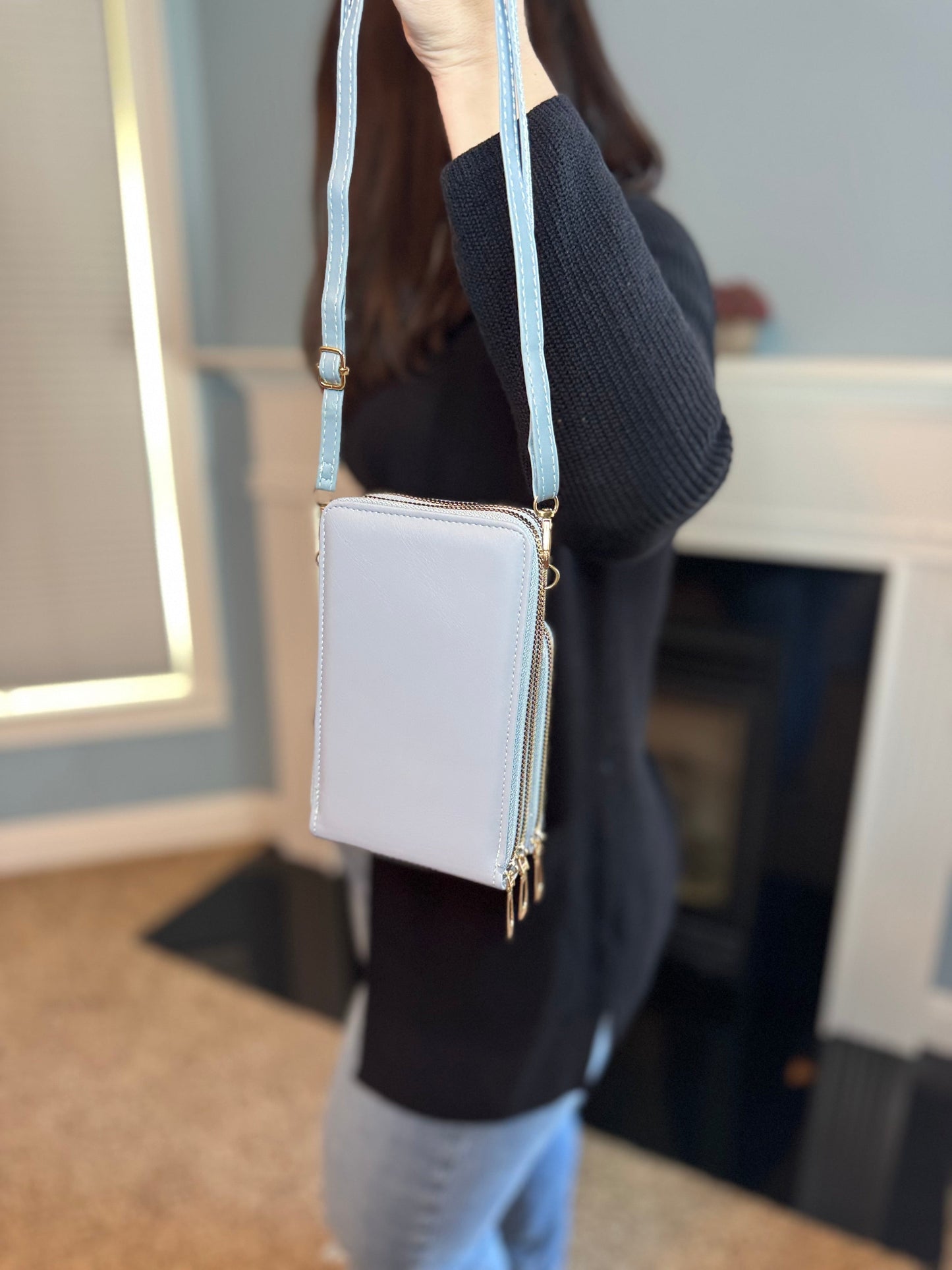 Ivy Crossbody Wallet + Purse - Navy