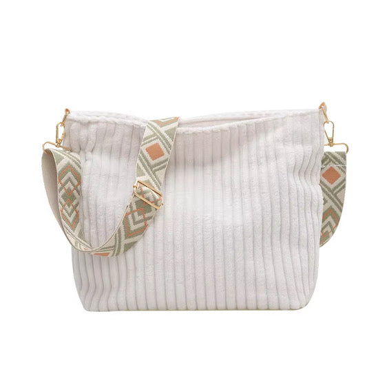 Willow - Corduroy Shopper Purse - PREORDER