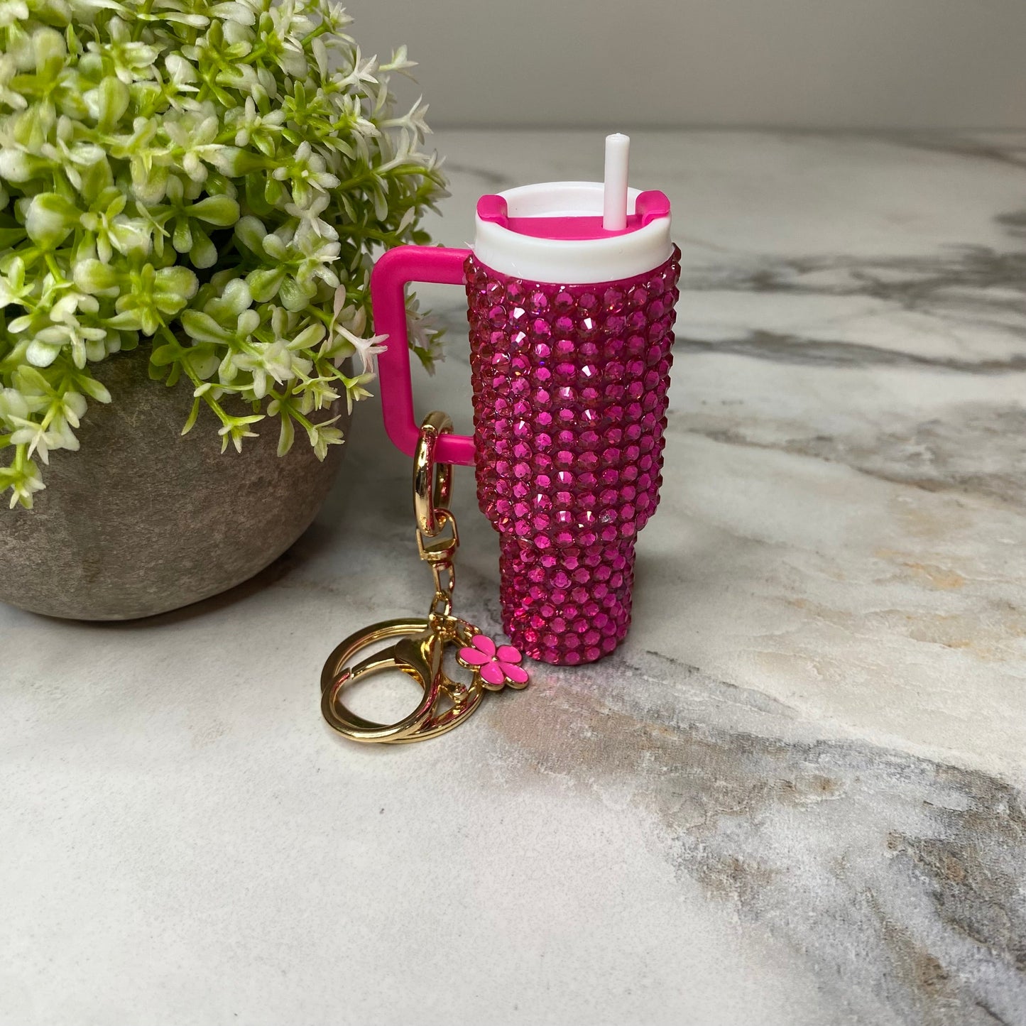 Keychain - Lip Balm Tumbler #4 Gems