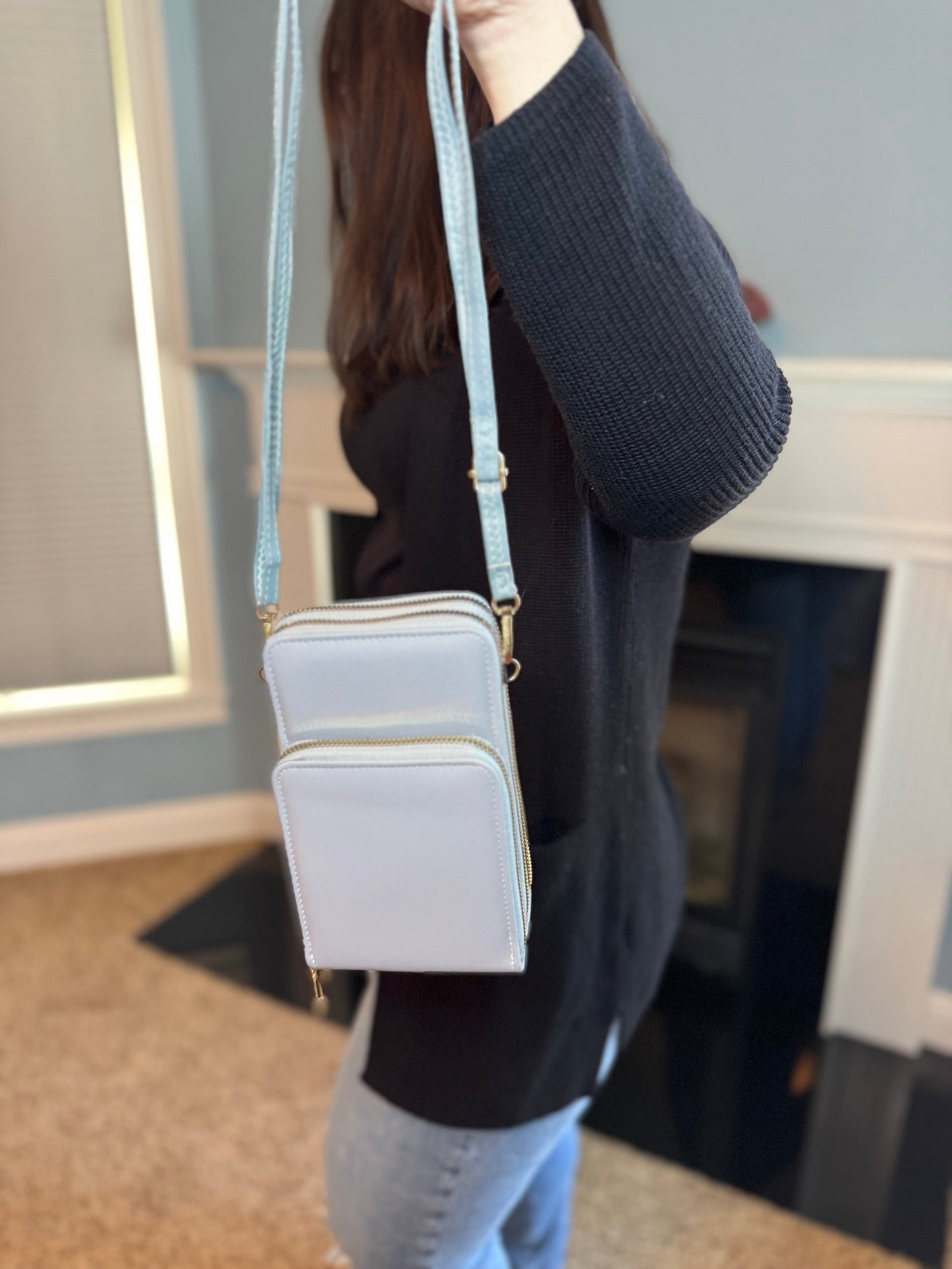 Ivy Crossbody Wallet + Purse - Navy