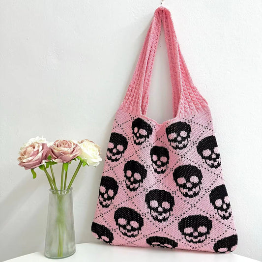 Tote Bag - Knit Sweater - Skull - PREORDER