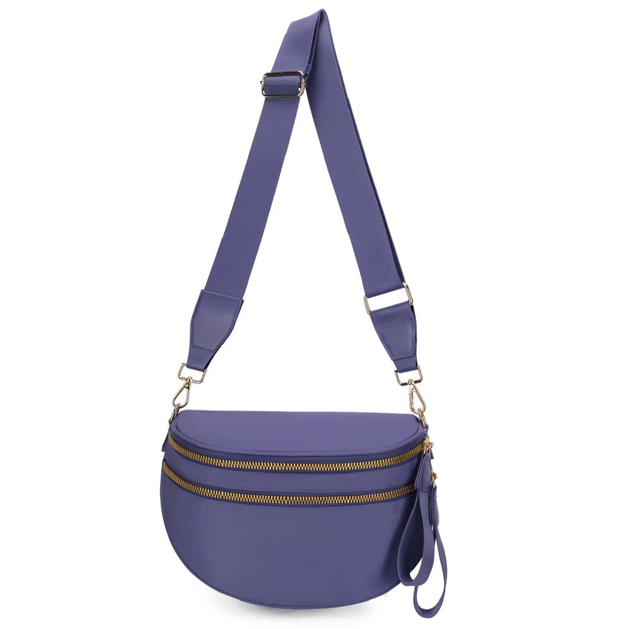 The Roni Nylon Crossbody - Solid Cloud Purple - PREORDER