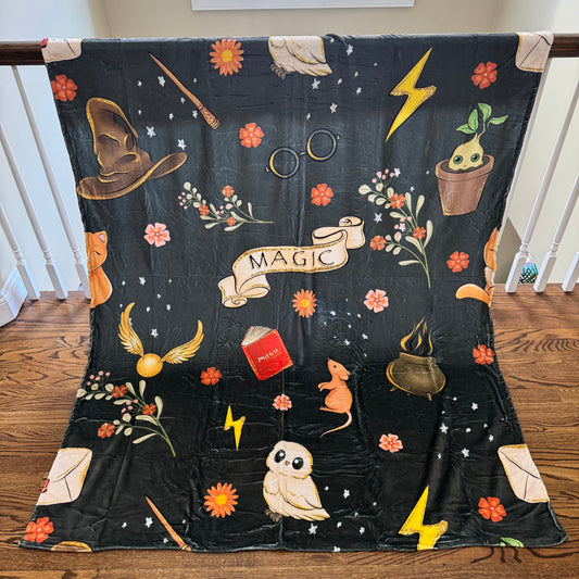 Blanket - Magic on Black