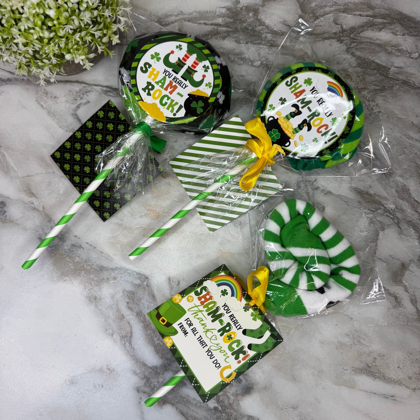 Socks - St. Patrick’s Day Lollipops