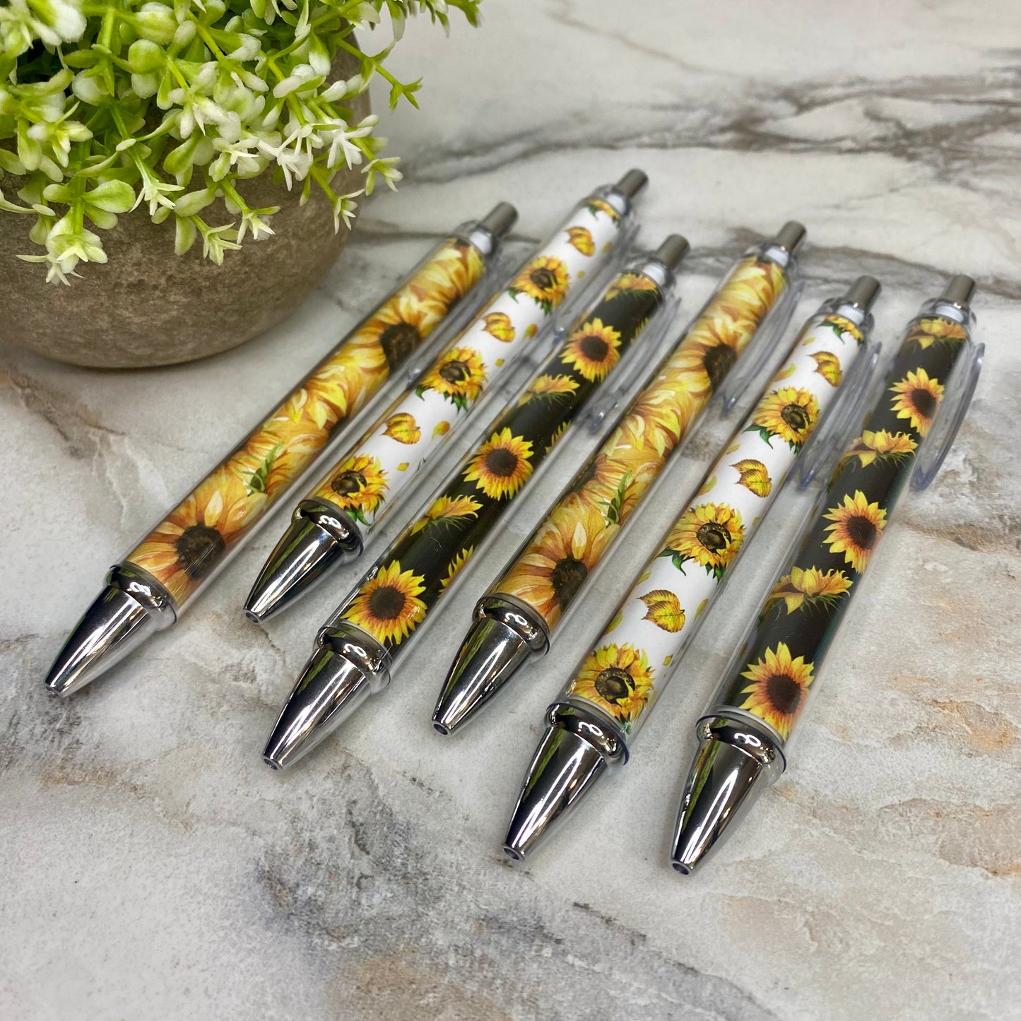 Pen - Clear Sunflower