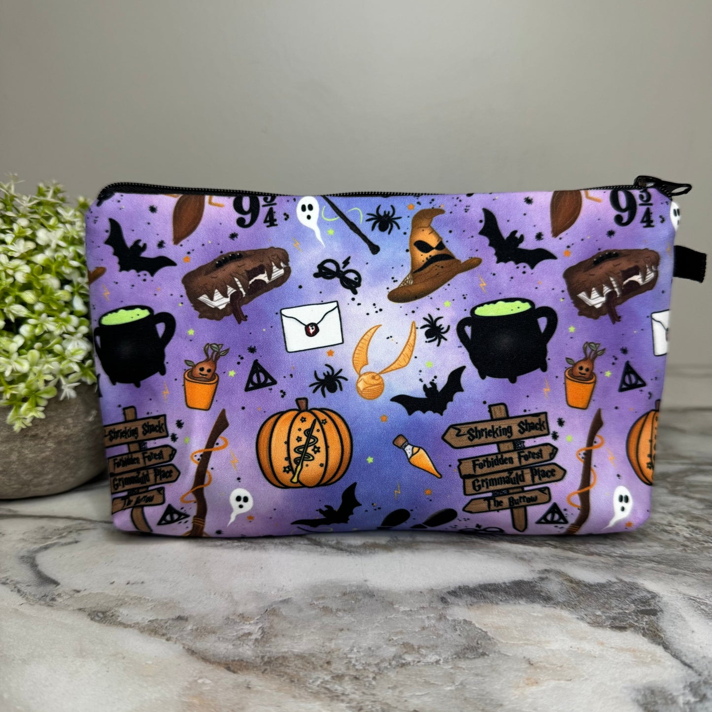 Pouch - Halloween - Magic Purple Pumpkins