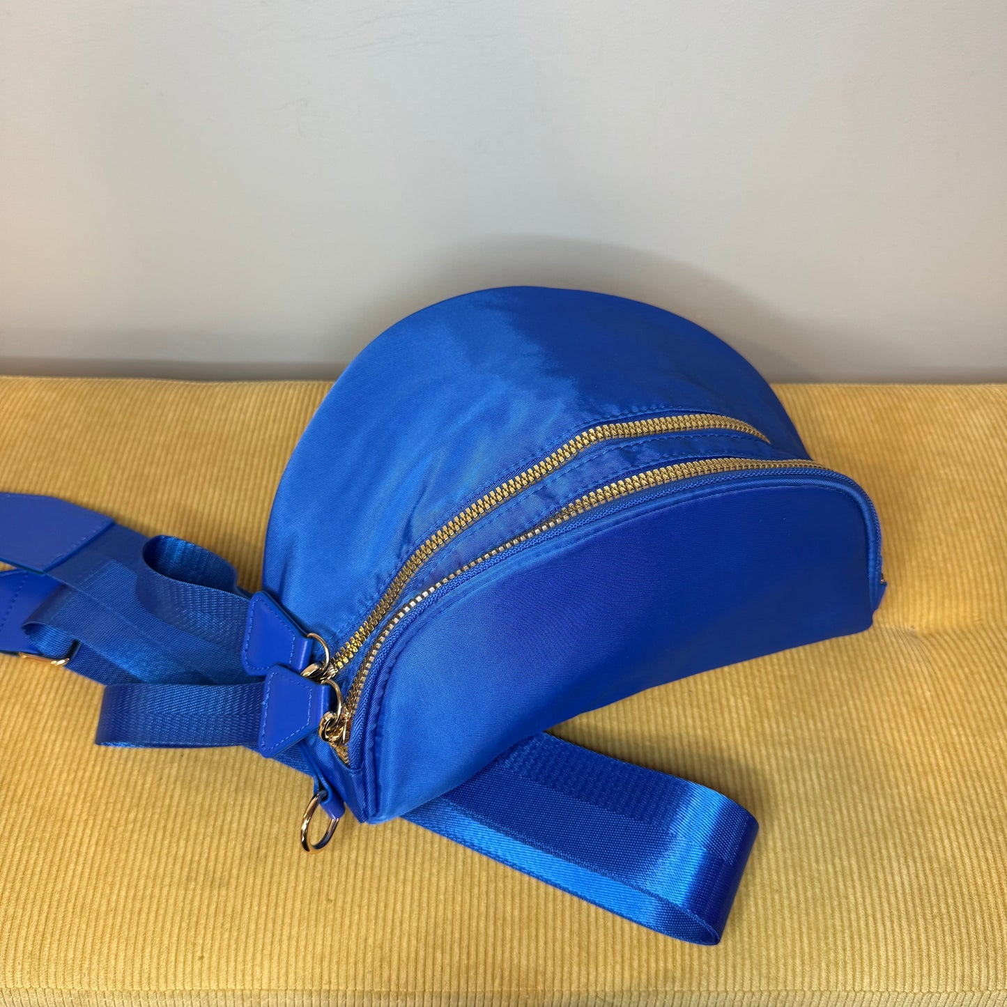 The Roni Nylon Crossbody - Solid Bright Blue