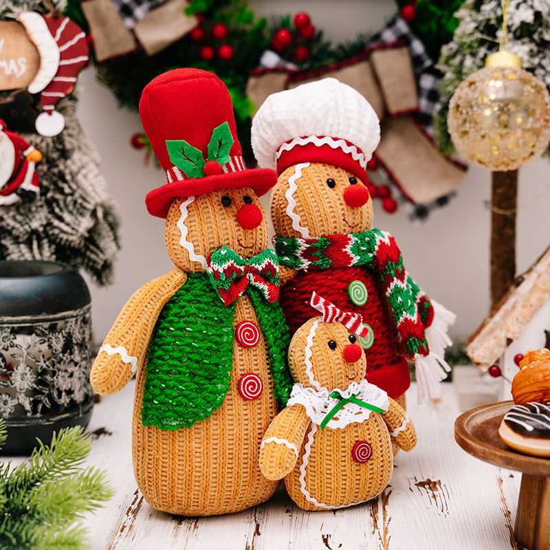 Gingerbread Family - Holiday Christmas