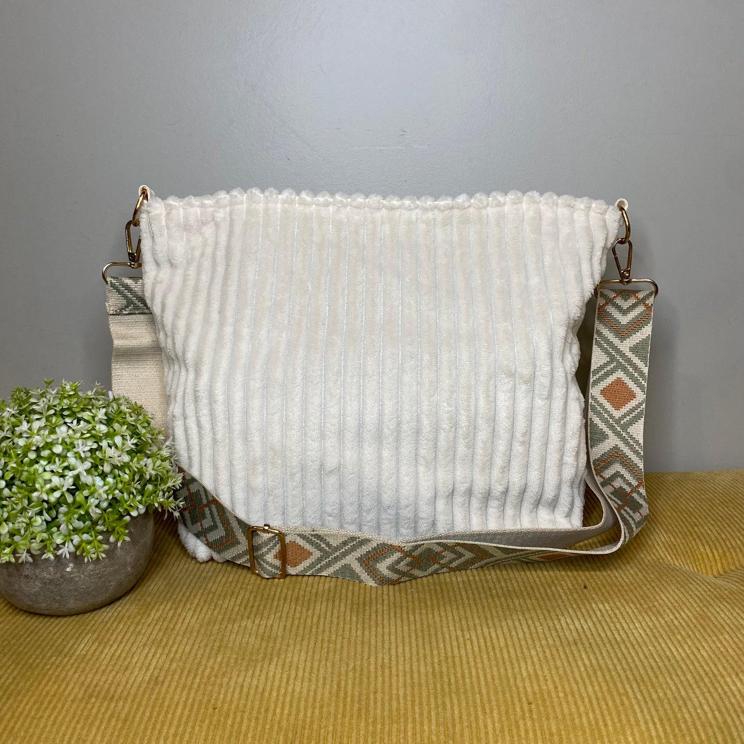 Willow - Corduroy Shopper Purse - PREORDER