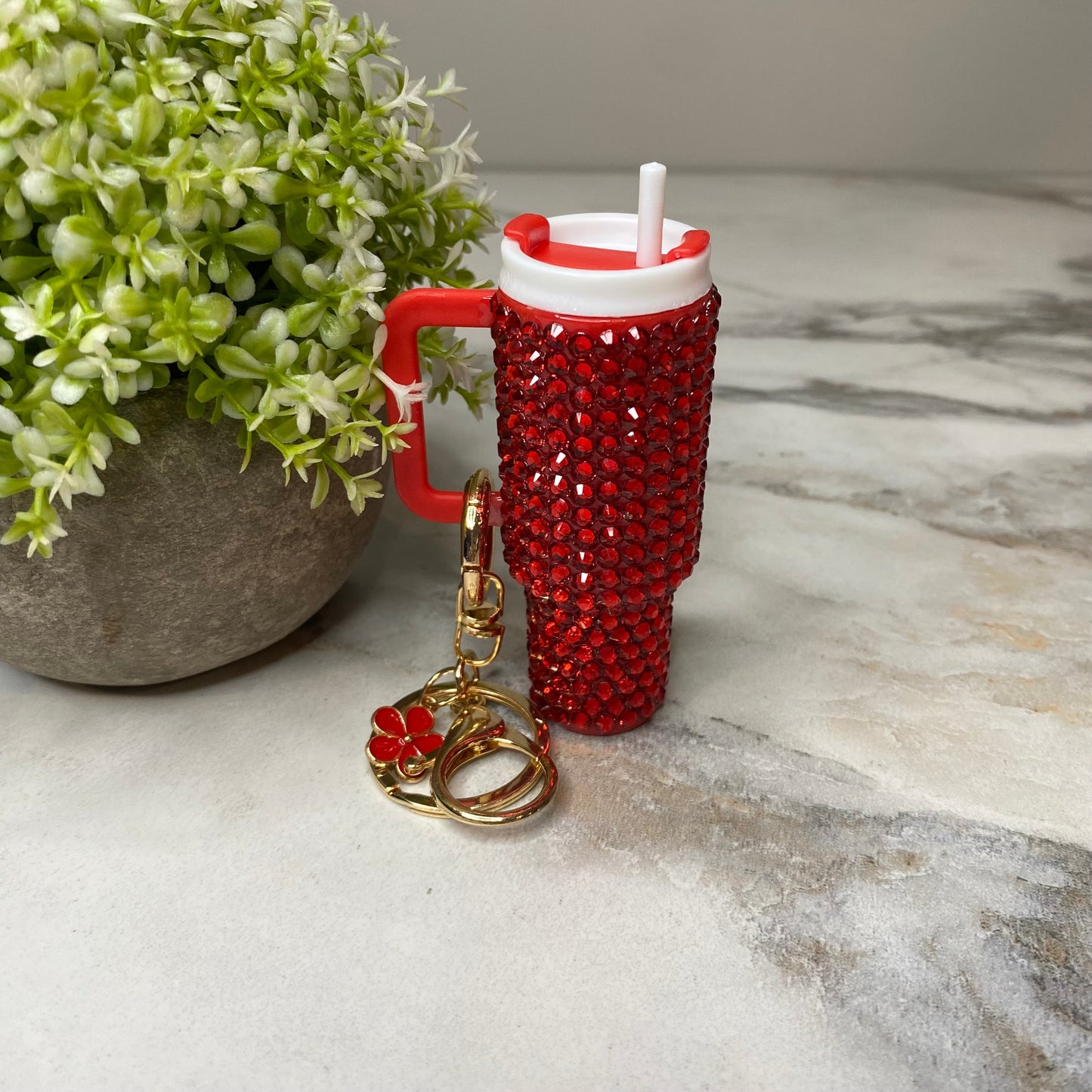 Keychain - Lip Balm Tumbler #4 Gems