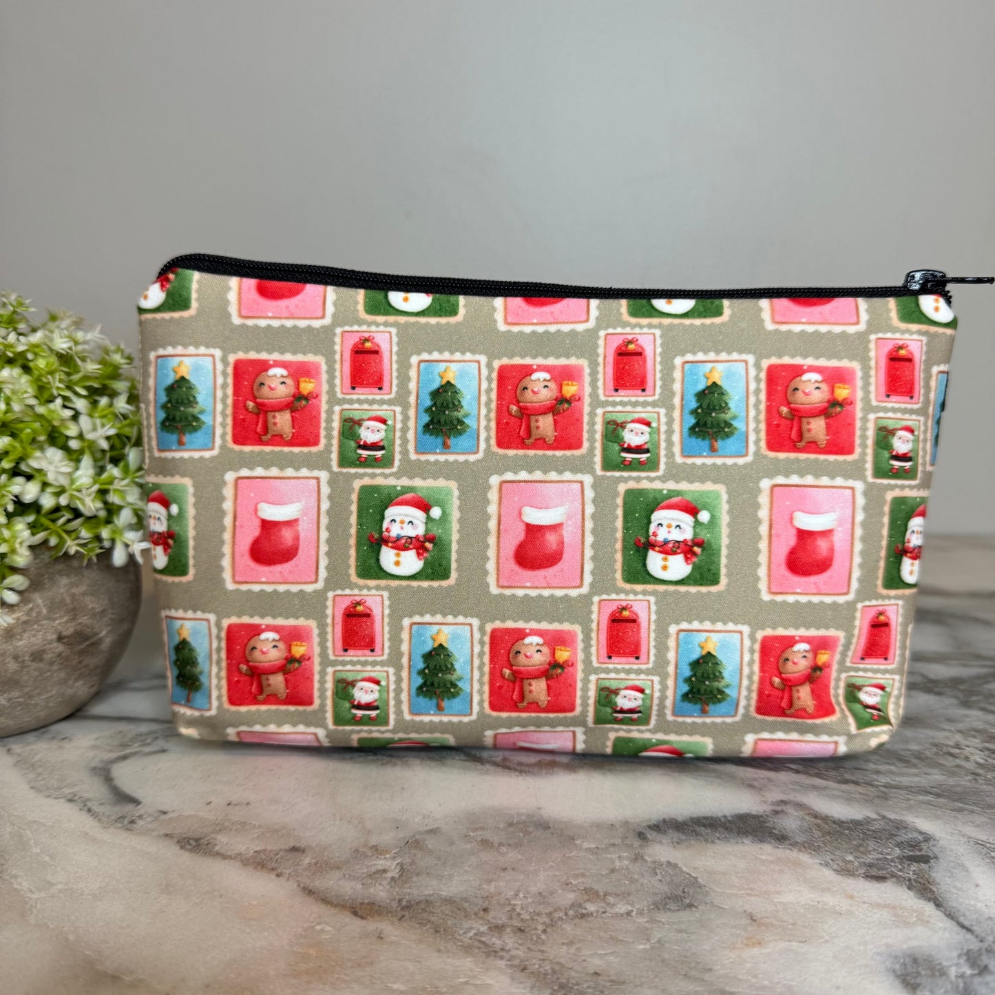 Pouch - Christmas Holiday Stamps