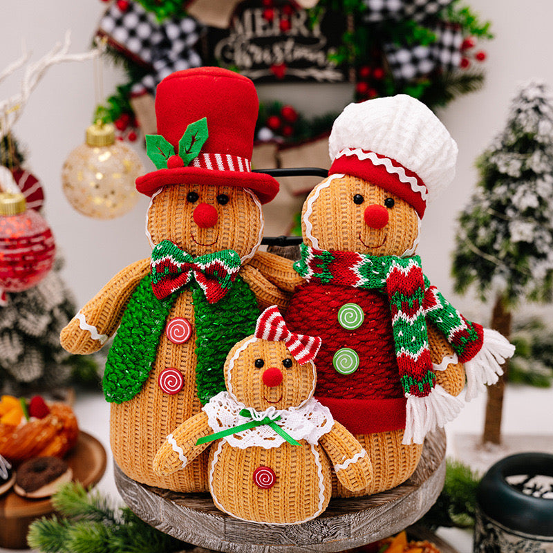 Gingerbread Family - Holiday Christmas