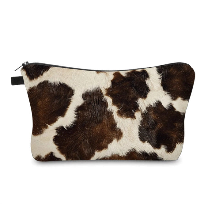 Pouch - Brown Realistic Cow