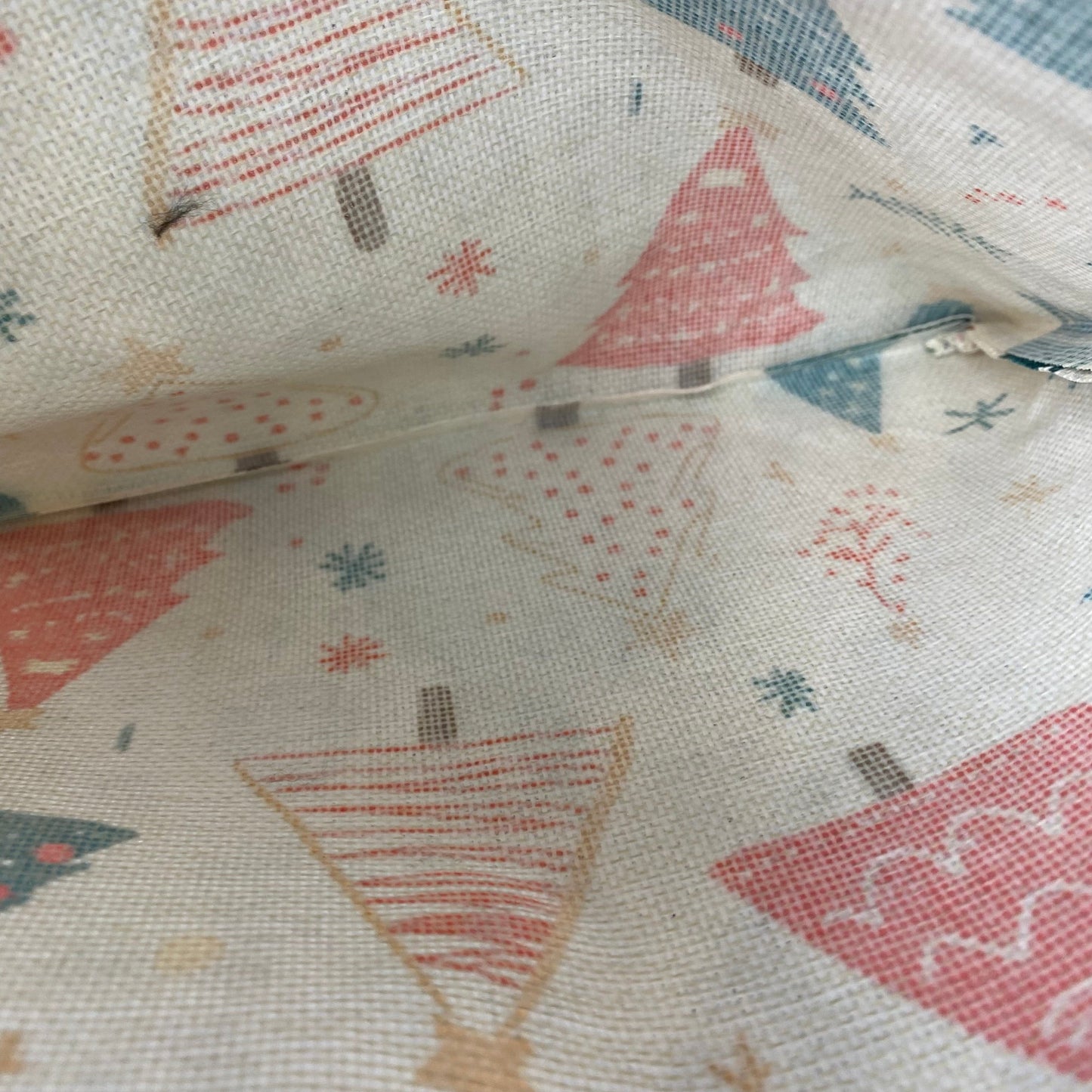 Canvas Pouch XL - Christmas Trees