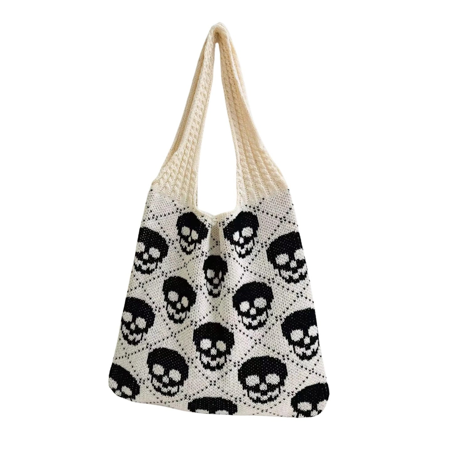 Tote Bag - Knit Sweater - Skull - PREORDER