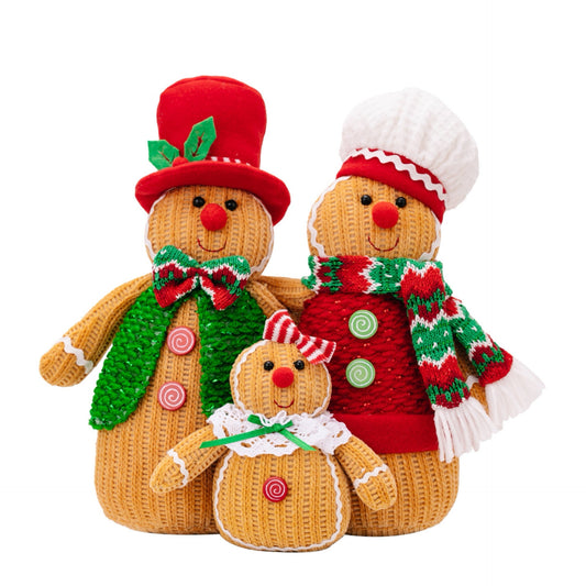 Gingerbread Family - Holiday Christmas
