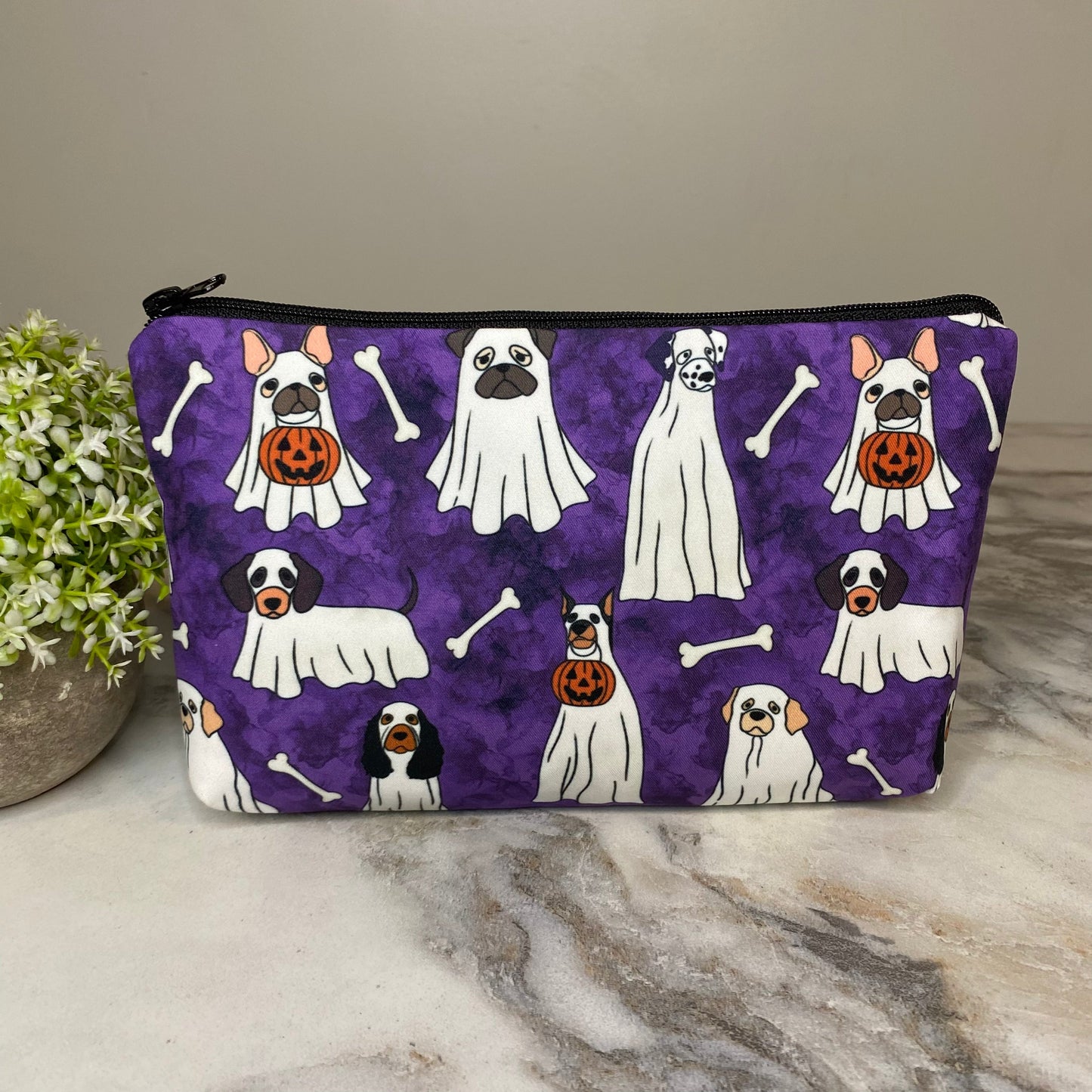 Pouch - Halloween Fall - Dog Ghosts