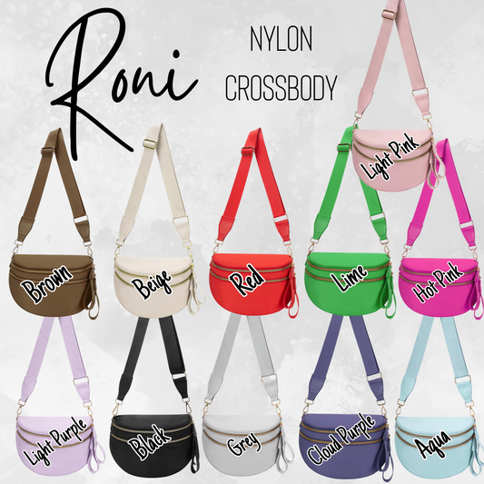 Roni - Solids - Nylon Crossbody