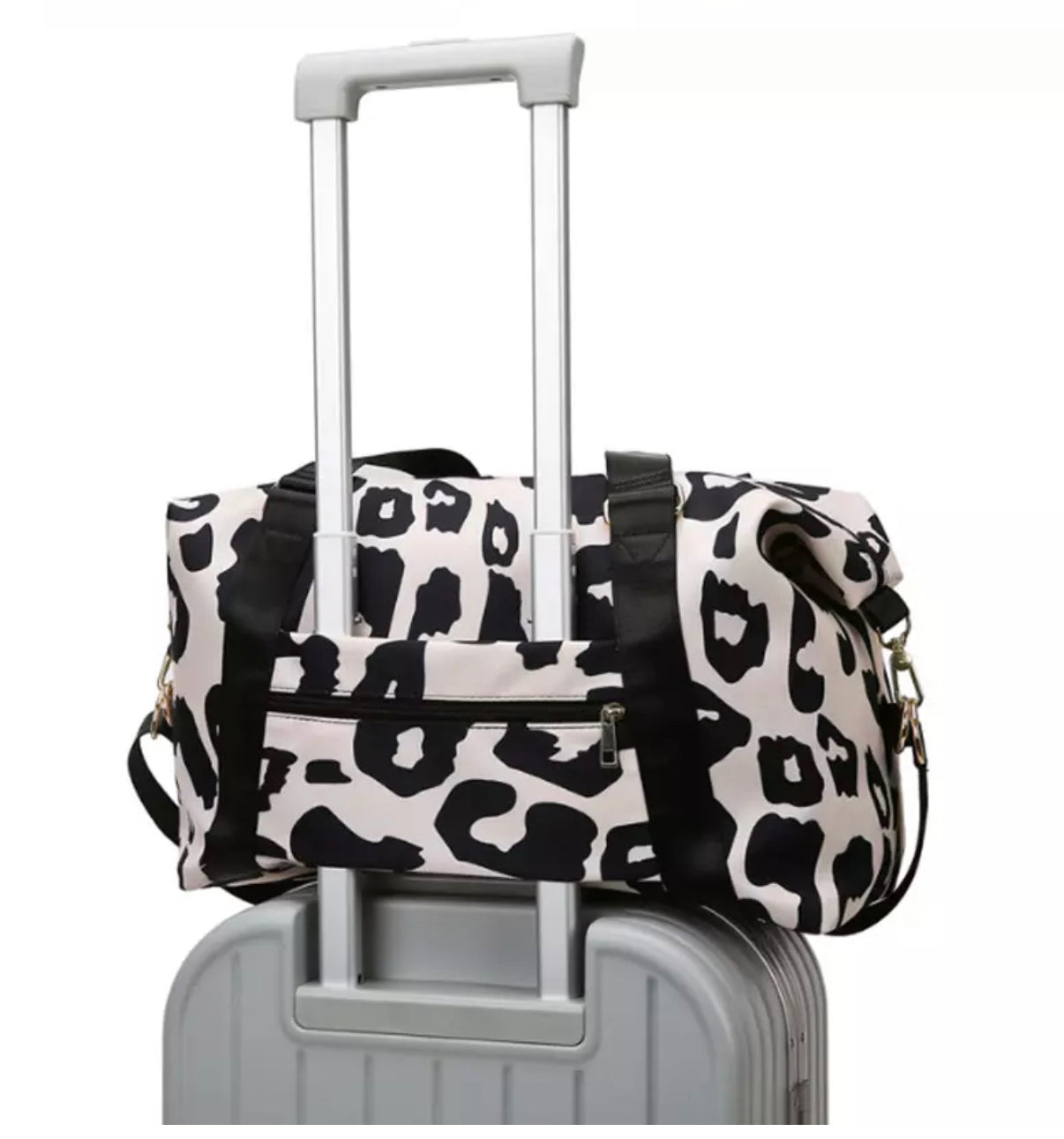 Weekender Duffle - Pink on Pink Animal Print - PREORDER 7/19-7/22