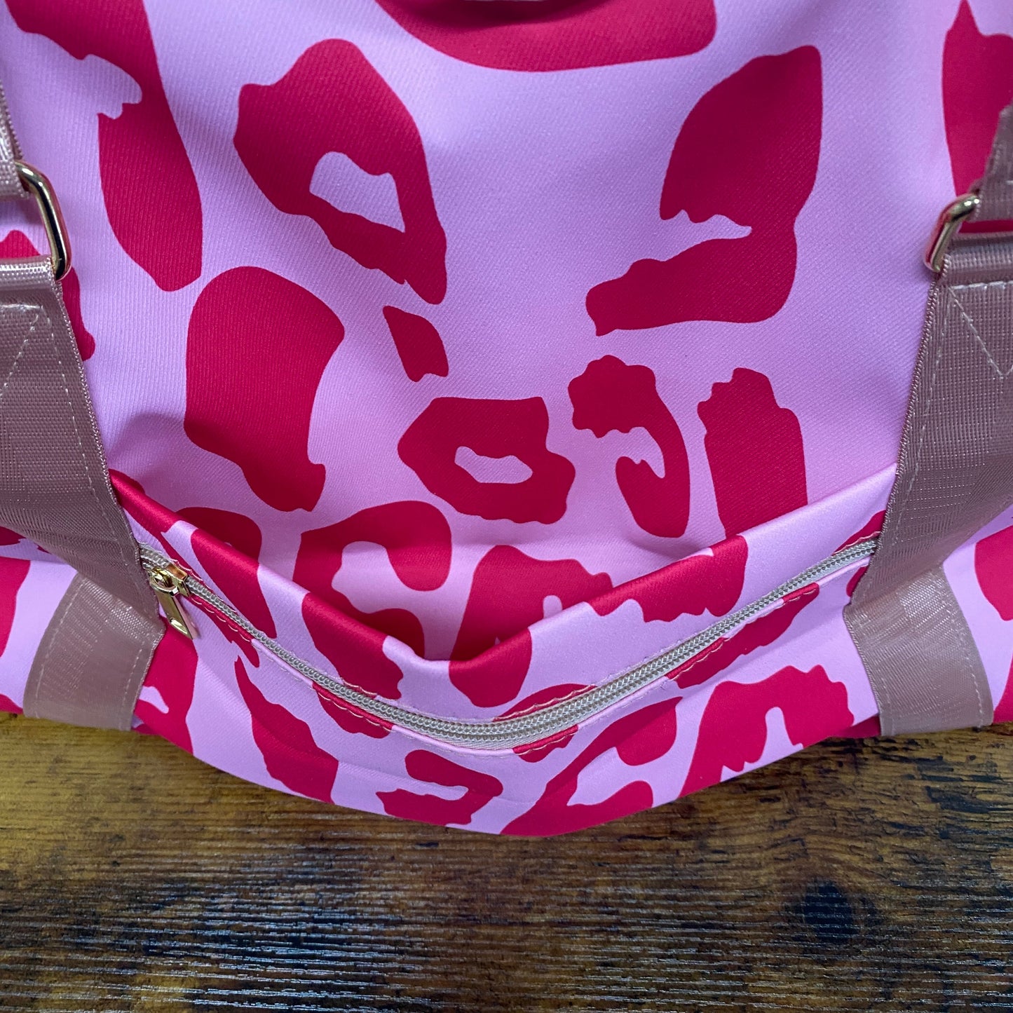Weekender Duffle - Pink on Pink Animal Print - PREORDER 7/19-7/22